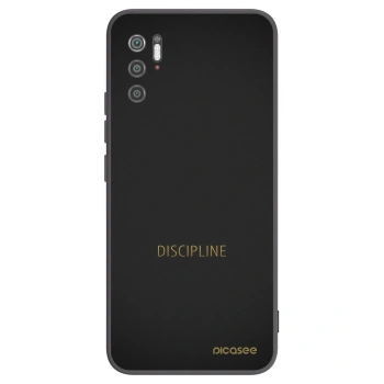 Picasee silikonowe czarne etui na Xiaomi Poco M3 Pro 5G - Discipline