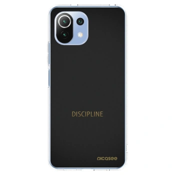 Picasee silikonowe przeźroczyste etui na Xiaomi 11 Lite 5G NE - Discipline