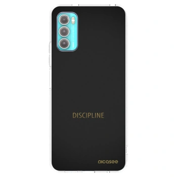 Picasee silikonowe przeźroczyste etui na Motorola Moto G60 - Discipline