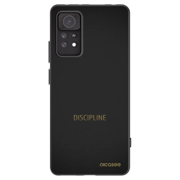 Picasee silikonowe czarne etui na Xiaomi Redmi Note 11 Pro - Discipline