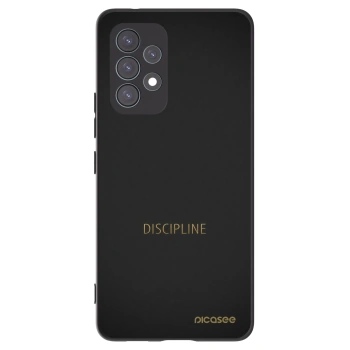 Picasee silikonowe czarne etui na Samsung Galaxy A53 5G A536 - Discipline