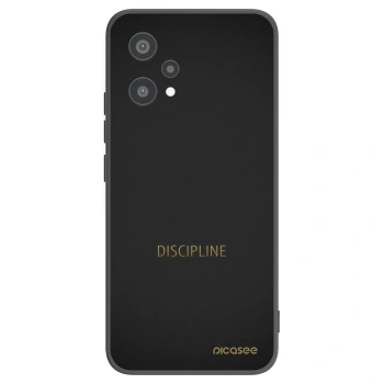 Picasee silikonowe czarne etui na Realme 9 Pro 5G - Discipline
