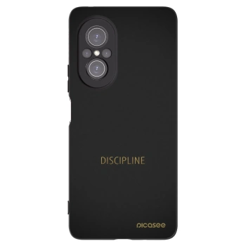 Picasee silikonowe czarne etui na Huawei Nova 9 SE - Discipline