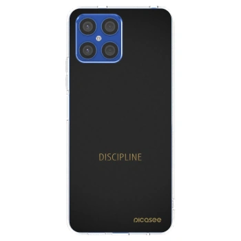 Picasee silikonowe przeźroczyste etui na Honor X8 4G - Discipline