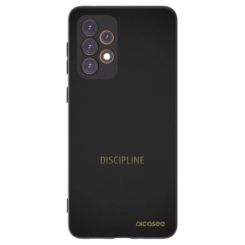 Picasee silikonowe czarne etui na Samsung Galaxy A33 5G A336 - Discipline
