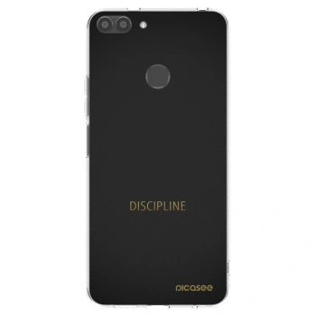 Picasee silikonowe przeźroczyste etui na Huawei P Smart - Discipline