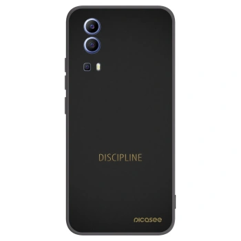Picasee silikonowe czarne etui na Vivo Y52 5G - Discipline