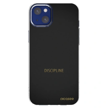 Picasee silikonowe przeźroczyste etui na Apple iPhone 14 Plus - Discipline