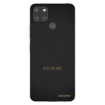 Picasee silikonowe przeźroczyste etui na Realme C21Y - Discipline