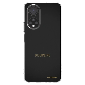 Picasee silikonowe przeźroczyste etui na Honor X7 - Discipline