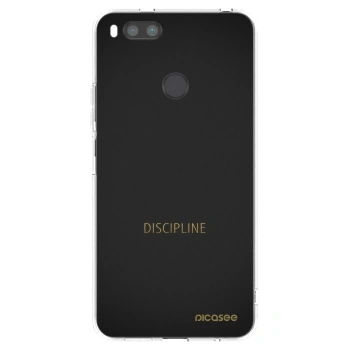 Picasee silikonowe przeźroczyste etui na Xiaomi Redmi A1 - Discipline
