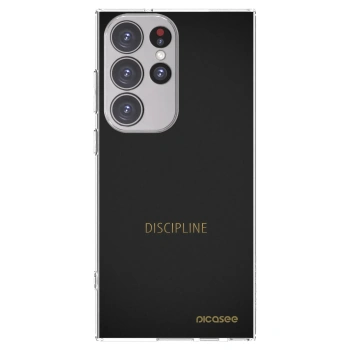Picasee silikonowe przeźroczyste etui na Samsung Galaxy S23 Ultra 5G - Discipline