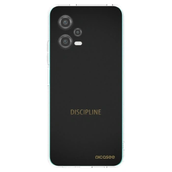 Picasee silikonowe przeźroczyste etui na Xiaomi Poco X5 - Discipline