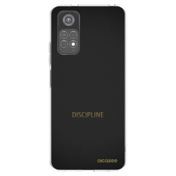 Picasee silikonowe przeźroczyste etui na Xiaomi Redmi Note 11S 5G - Discipline