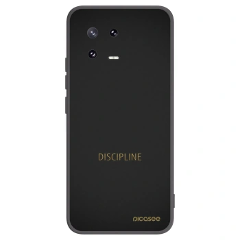 Picasee silikonowe czarne etui na Xiaomi 13 Pro - Discipline