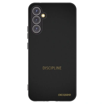 Picasee silikonowe czarne etui na Samsung Galaxy A34 5G A346B - Discipline
