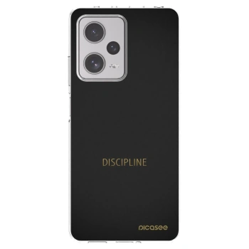 Picasee silikonowe przeźroczyste etui na Xiaomi Redmi Note 12 Pro+ 5G - Discipline