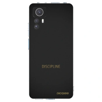 Picasee silikonowe przeźroczyste etui na Xiaomi Redmi Note 12S - Discipline