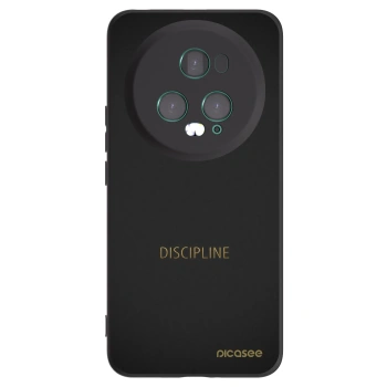 Picasee silikonowe czarne etui na Honor Magic5 Pro - Discipline