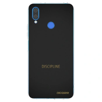 Picasee silikonowe przeźroczyste etui na Huawei Nova 3 - Discipline