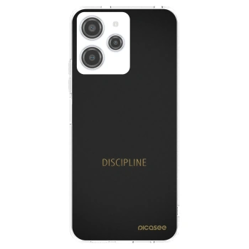 Picasee silikonowe przeźroczyste etui na Xiaomi Redmi 12 4G - Discipline