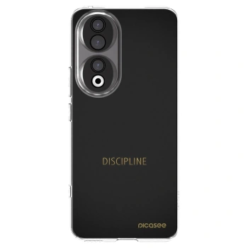 Picasee silikonowe przeźroczyste etui na Honor 90 5G - Discipline