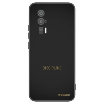 Picasee silikonowe czarne etui na Xiaomi Poco F5 Pro 5G - Discipline