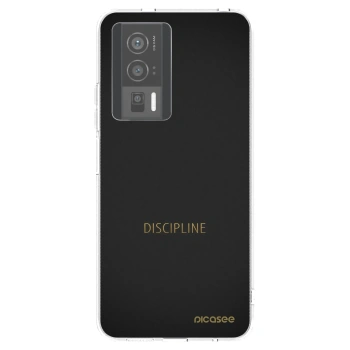 Picasee silikonowe przeźroczyste etui na Xiaomi Poco F5 Pro 5G - Discipline