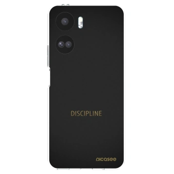 Picasee silikonowe przeźroczyste etui na Honor 90 Lite 5G - Discipline