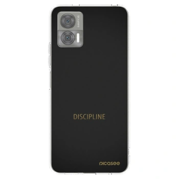Picasee silikonowe przeźroczyste etui na Motorola Edge 30 Neo - Discipline