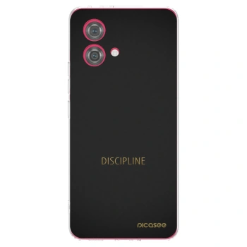 Picasee silikonowe przeźroczyste etui na Motorola Moto G84 5G - Discipline