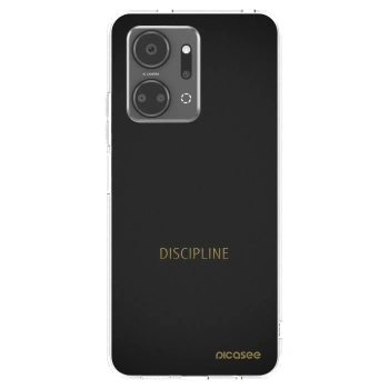 Picasee silikonowe przeźroczyste etui na Honor X7a - Discipline