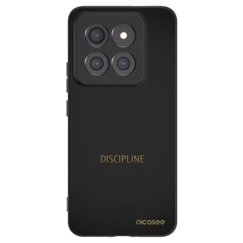 Picasee silikonowe czarne etui na Xiaomi 14 Pro - Discipline