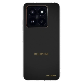 Picasee silikonowe przeźroczyste etui na Xiaomi 14 Pro - Discipline