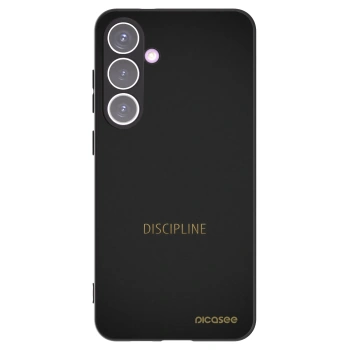 Picasee silikonowe czarne etui na Samsung Galaxy S24+ S926B 5G - Discipline