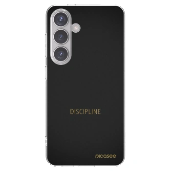 Picasee silikonowe przeźroczyste etui na Samsung Galaxy S24 S921B 5G - Discipline