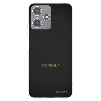 Picasee silikonowe przeźroczyste etui na Xiaomi Redmi 12 5G - Discipline
