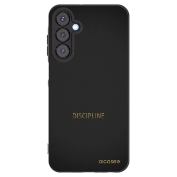 Picasee silikonowe czarne etui na Samsung Galaxy A25 A256B 5G - Discipline