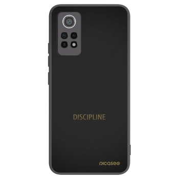 Picasee silikonowe czarne etui na Xiaomi Redmi Note 12 Pro 4G - Discipline