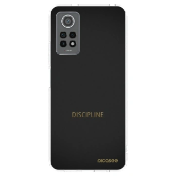 Picasee silikonowe przeźroczyste etui na Xiaomi Redmi Note 12 Pro 4G - Discipline