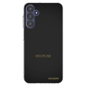 Picasee silikonowe przeźroczyste etui na Samsung Galaxy A15 A155F 4G - Discipline