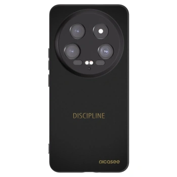 Picasee silikonowe czarne etui na Xiaomi 14 Ultra - Discipline