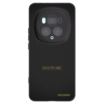 Picasee silikonowe czarne etui na Honor Magic6 Pro - Discipline