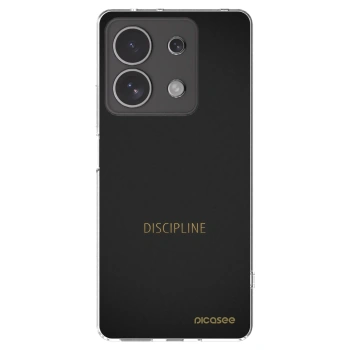 Picasee silikonowe przeźroczyste etui na Xiaomi Redmi Note 13 4G - Discipline