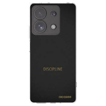 Picasee silikonowe przeźroczyste etui na Xiaomi Redmi Note 13 Pro 4G - Discipline