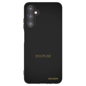 Picasee silikonowe czarne etui na Samsung Galaxy A05s A057G - Discipline