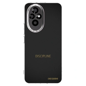 Picasee silikonowe przeźroczyste etui na Honor 200 Pro 5G - Discipline