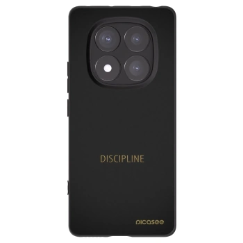 Picasee silikonowe czarne etui na Xiaomi Redmi Note 14 Pro+ 5G - Discipline