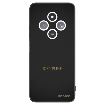 Picasee silikonowe czarne etui na Xiaomi Redmi 14C - Discipline