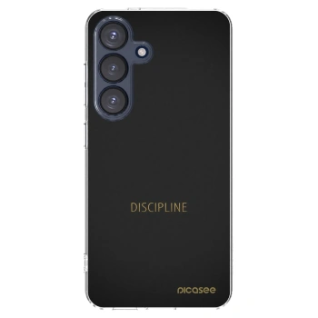 Picasee silikonowe przeźroczyste etui na Samsung Galaxy S25 5G - Discipline